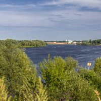 2017.08.17_0484-2 В.Новгород вид на Волхов и Кремль 1920 :: Дед Егор 