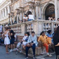 Площадь Святого Марка в Венеции. Массовое стрит-фото. :: Лира Цафф