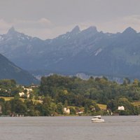 Фирвальштадтское озеро на фоне швейцарских Альп :: Константин Тимченко