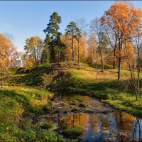 Ораниенбаум. Пейзаж с дворцом Петра III. :: Григорий Евдокимов