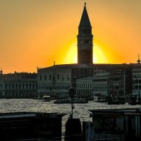 Venezia. Il Campanile di San Marco la sera. :: Игорь Олегович Кравченко