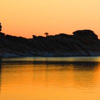 Озеро Тарайгыр. Заход солнца. :: Штрек Надежда 