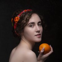 дама с апельсином :: alexzonder 