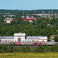 Поезд Воркута-Адлер... северяне поехали за 3000 км погреться на юге) :: Николай Зиновьев