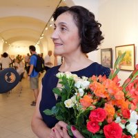Відкриття виставки Лариси Куваєвої - заслуженої художниці України :: Степан Карачко