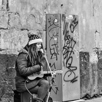 Уличный музыкант. :: john dow