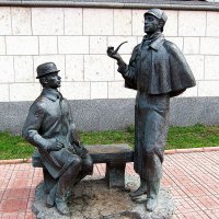 Памятник Шерлоку Холмсу и доктору Ватсону у английскоо посольства :: Алексей Виноградов