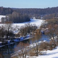 Мартовский пейзаж :: Сергей Курников