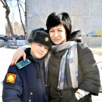 Кадет Миша с Мамой... :: Дмитрий Петренко