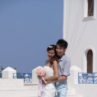 Китайский медовый месяц на Санторини :: Наталия Григорьева