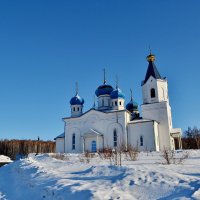 Храм преподобного Сергия Радонежского г.Кемерово пос.Комиссарово :: Евгения Сихова