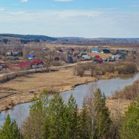 Река Бабка. Село Кыласово :: Алексей Сметкин