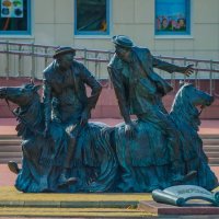 Памятник великим русским клоунам Юрию Никулину и Михаилу Шуйдину :: Руслан Васьков