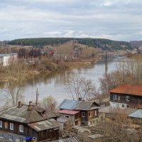 Река Сылва. Город Кунгур :: Алексей Сметкин