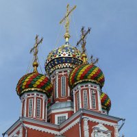 Купола Рождественской церкви в Нижнем Новгороде :: Лидия Бусурина