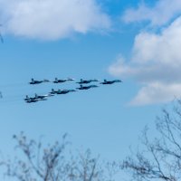 На репетицию парада... :: Владимир Безбородов