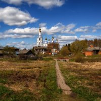 Церковь Иконы Божией Матери Казанская в Заозерье :: Андрей Костров