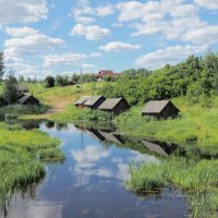 Деревенский пейзаж :: Евгений Седов