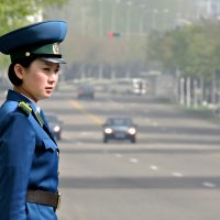 Ругулировщица в Пхеньяне :: Tatiana Belyatskaya