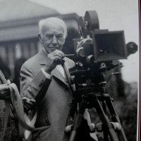 Дж.Истман и Т.Эдисон снимают цветной фильм, 1928 г. :: Юрий Поляков
