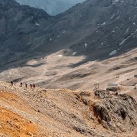 Баварские Альпы. Виды с вершины Цугшпитце. :: Надежда Лаптева