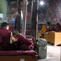 На службе в буддийском монастыре Тикси :: Evgeni Pa 
