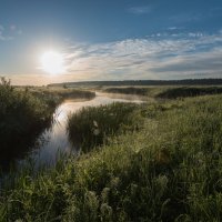 Июньское утро на речке Буянке. :: Виктор Евстратов