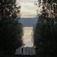 Вечер на озере :: Евгений Седов