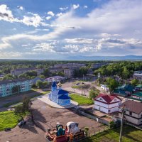 родной посёлок с нового ракурса :: Виталий Левшов