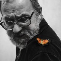 Old man and butterfly :: Наталья Наумова