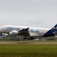 На взлете A380 :: Александр Черевань