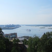 Река Волга в Нижнем Новгороде :: Татьяна Гусева