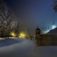 Туманный Альбион над замком в Несвиже :: Sergey-Nik-Melnik Fotosfera-Minsk