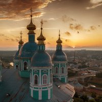 Успенский собор. Закат :: Дмитрий Багдасарьян