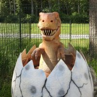 в гостях у динозавра :: ИННА ПОРОХОВА