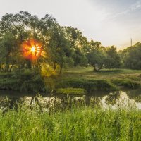 Восход на реке :: Сергей Цветков