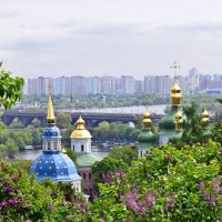 Купола Выдубицкого монастыря :: Татьяна Ларионова