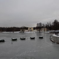 Верхний Кузьминский пруд зимой :: Игорь Белоногов