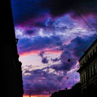 Закат на Гороховой улице :: Майя Жинкина