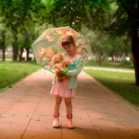 Девочка и зонтик :: Марианна Бельчикова