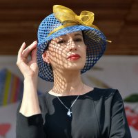 Дама в синй шляпке :: Анастасия Смирнова