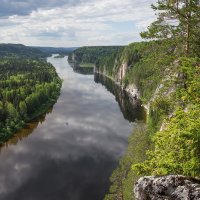 Река Вишера. Камень Писаный на Вишере :: Александр Кафтанов