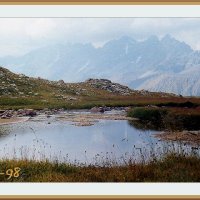 Озеро под перевалом Авсанау, Дигория сентябрь 1998 года :: Валентин Соколов