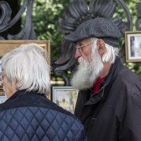 Художники у Михайловского сада :: Александр 