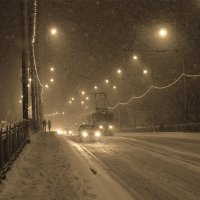 Уходя в снегопад... :: Валентин Амфитеатров 