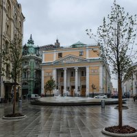 Моква. Дождь в городе. Биржевая площадь. :: Надежда Лаптева