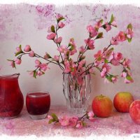 Кисель яблочно-ягодный. Угощайтесь, друзья! :) :: Nina Yudicheva