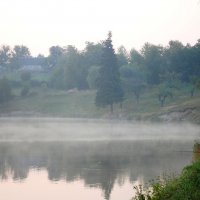 туман над озером :: Дарина Нагорна