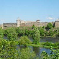 Ивангородская крепость от Липовки :: Иван 