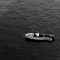 Рыбалка в тени моста :: Сергей Шаврин